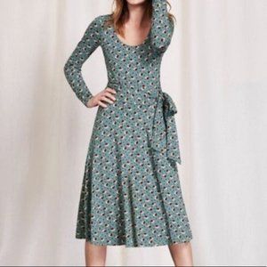 Boden Silvia Faux Wrap Long Sleeve Daydress - 4